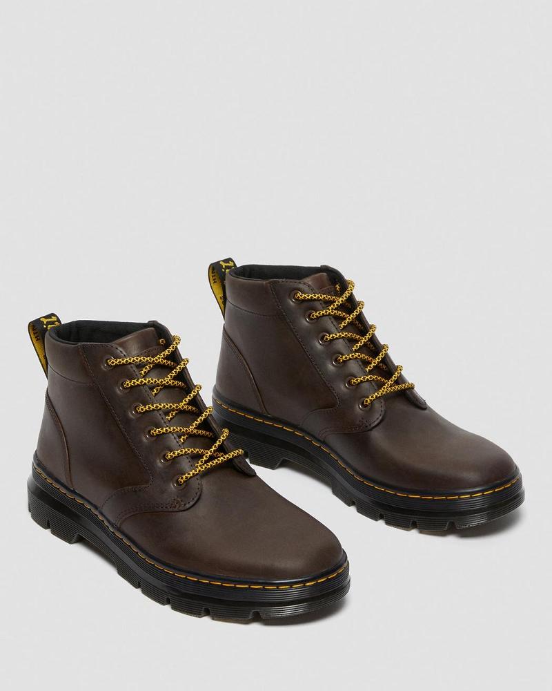 Men's Dr Martens Bonny Leather Ankle Boots Brown | AU 436LIS